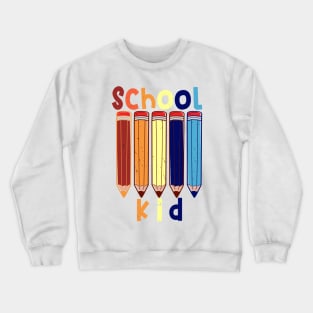 Funny School kid school start T shirt Crewneck Sweatshirt